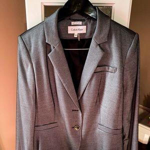 Suit jacket and skirt from “Calvin Klein”